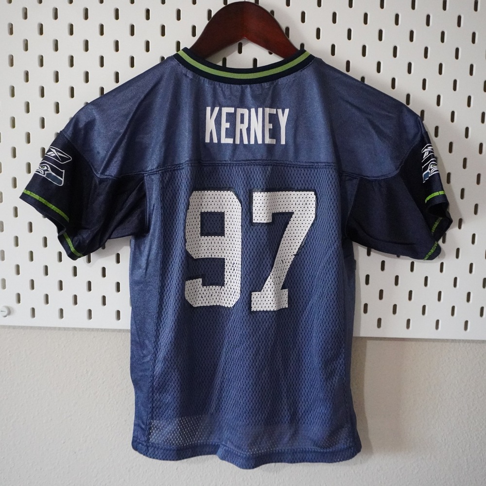 Seattle Seahawks Kerney 97 NFL Football Jersey Kids L Youth Reebok‎